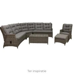 2-zits bank rechts Aprano verstelbaar willow grey