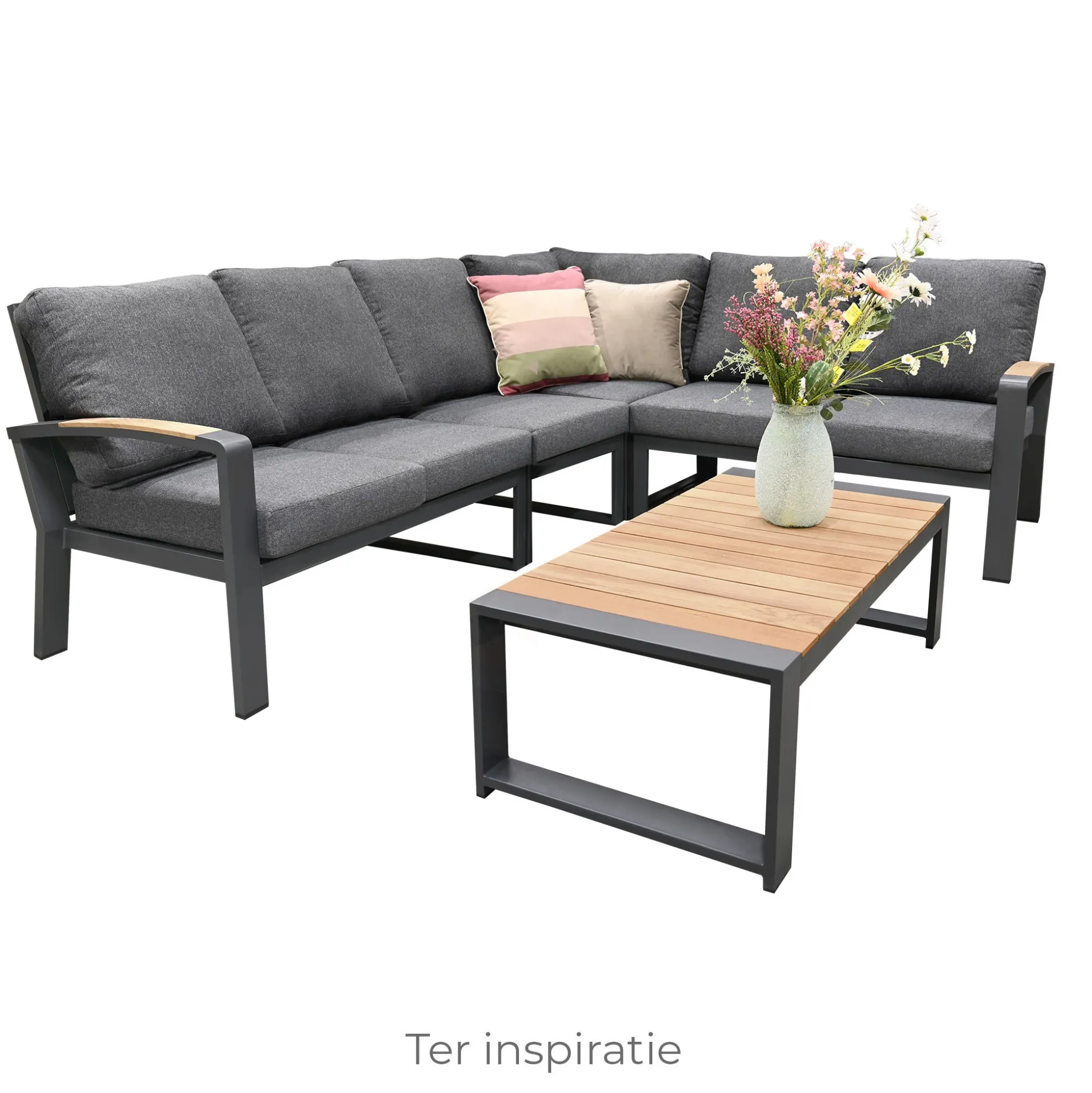 3-zitsbank Foxton Antraciet Bois le Duc