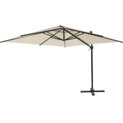 Zweefparasol roma 3x3m zand