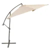 Zweefparasol Segni grijs/zand 3 meter